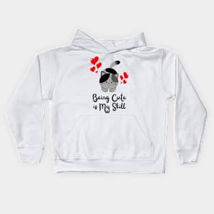 Being Cute is My Skill Kids Hoodie